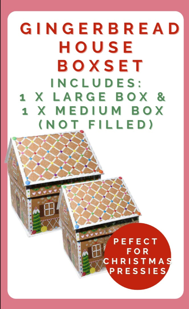 Gingerbread House Box Set (NOT FILLED)